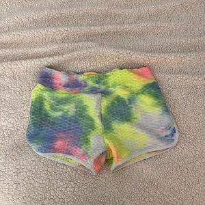 3XL SHEIN Plus Tie Dye Honeycomb Sports Shorts